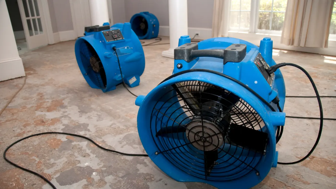 Water damage restoration by Chapel Pines Water Restoration near Plainfield, IN